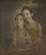 The Painter's Daughters with a Cat giclee art print