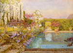 The Swimming Pool, Dyffryn giclee art print