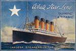 Titanic - White Star Line art print
