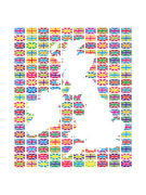 Union Flags II art print