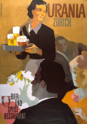 Urania Bar, Zurich 1950 giclee art print