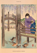 Wisteria Blossoms at Kameido giclee art print