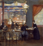 A Corner of the India Tea Room giclee art print