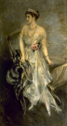 A Portrait of Princess Anastasia of Greece giclee art print