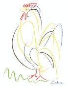 Rooster art print