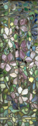 Stained Glass with Clematis, c.1900 (One Panel) giclee art print