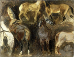 Study of Horses, c.1822-1824 giclee art print
