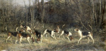The Blankney Hounds giclee art print
