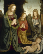 The Virgin and Angels Adoring the Christ Child giclee art print