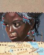 Jeune fille Afar, Ethiopie art print