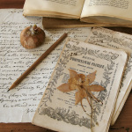 Autour d'un herbier art print