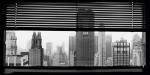 View over Manhattan, New York art print