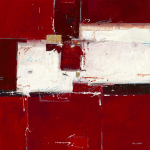 Red I art print