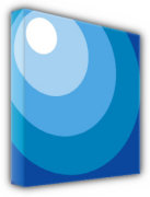 Sean Bennett art print - Blue Circles poster