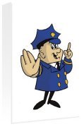 Batfink art print - Chief of police Number 1 poster