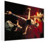 Star Wars art print - Death Star Space Battle 2 poster