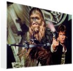 Star Wars art print - Han & Chewie poster