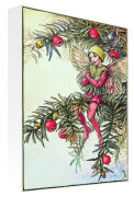 Flower Fairies art print - January - Yew Fairy poster