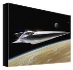 Star Wars art print - Padme's Starship Yacht poster