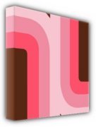 Sean Bennett art print - Pink Links poster
