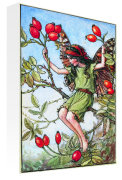 Flower Fairies art print - September - Rose Hip Fairy poster
