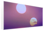 Star Wars art print - Twin Suns of Tatooine poster