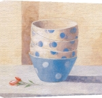 Peter McGowan art print - Bowls and Rose poster