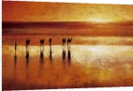 Jonathan Sanders art print - Camel Crossing poster