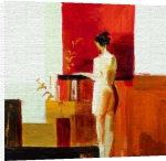 Adriana Naveh art print - Expectation II poster