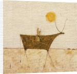 Amadou Ba art print - Le berger et la vache poster