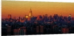 Richard Berenholtz art print - Manhattan Dusk poster