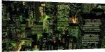 Richard Berenholtz art print - Manhattan Night poster