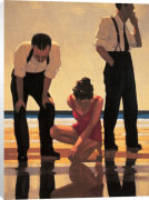 Jack Vettriano art print - Narcissistic Bathers poster