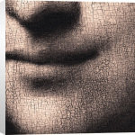 Leonardo da Vinci art print - Portrait Of Mona Lisa (Detail) poster