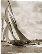Beken of Cowes art print - Rainbow II poster