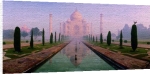 Macduff Everton art print - Taj Mahal and Eagle poster