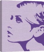 Phil Handsley art print - Twiggy poster