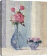 Peter McGowan art print - Two Vases of Flowers poster