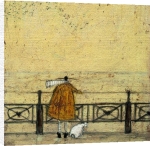 Sam Toft art print - Watching the Starlings (with Doris) poster