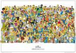 The Simpsons - Cast art print