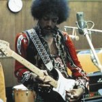 Jimi Hendrix - Studio art print