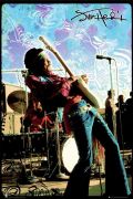 Jimi Hendrix - Live art print