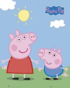 Peppa Pig - Peppa and George art print