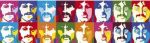 The Beatles - Sea of colours art print