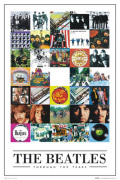 The Beatles - Through the years art print