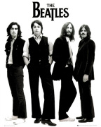 The Beatles - White art print