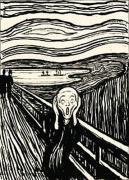 The Scream (Silkscreen print) art print