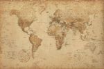 Ye Olde World Map art print