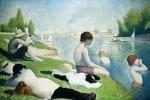 Bathers at Asnieres art print