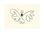 Le papillon (Silkscreen print) art print
